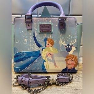Loungefly Disney Frozen Princess Ice Castle Cross Body Bag NEW
